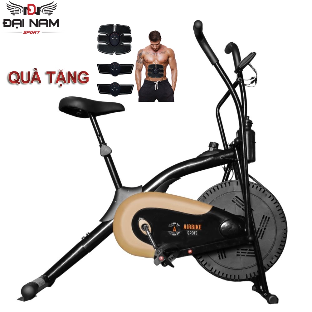 Xe Đạp Tập Thể Dục Liên Hoàn AirBike MK299 Chính Hãnh + Tặng Kèm Máy Massage Xung Điện