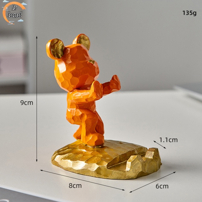 Giá Đỡ Điện Thoại/Máy Tính Bảng Hình Chú Gấu Dễ Thương Dùng Trang Trí