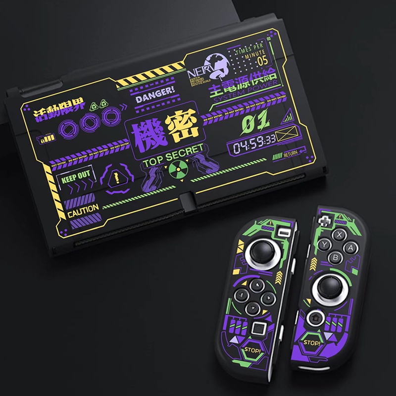 Ốp Bảo Vệ Máy Chơi Game Nintendo Switch Bằng TPU Mềm Màu Đen Kèm Giá Đỡ Tiện Dụng