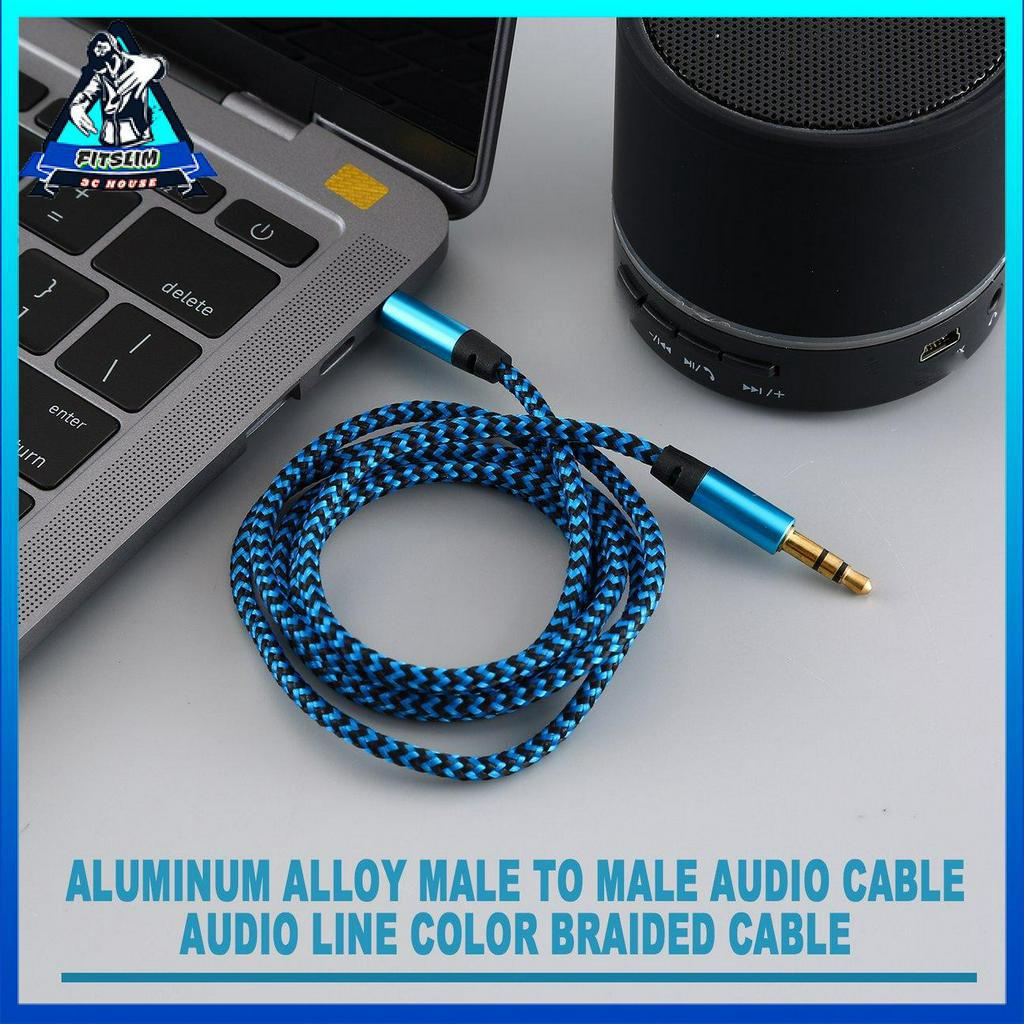 Hợp kim nhôm Nam đến Nam Cáp âm thanh Đường dây âm thanh Cáp bện màu