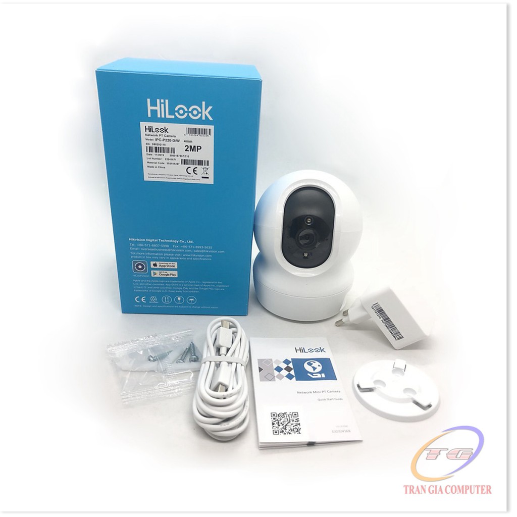 Camera IP HiLook IPC-P220 Full HD 1080p 2.0 Megapixel - Hàng Chính Hãng