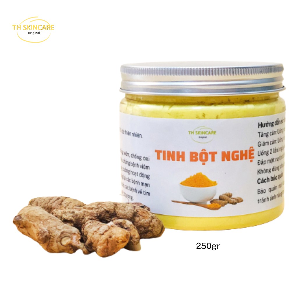 Tinh bột nghệ nguyên chất hàng loại 1 chuẩn sạch TH Skincare