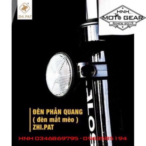 Bộ 4 Mắt Mèo Phản Quang Trước Sau Zhipat Chính Hãng