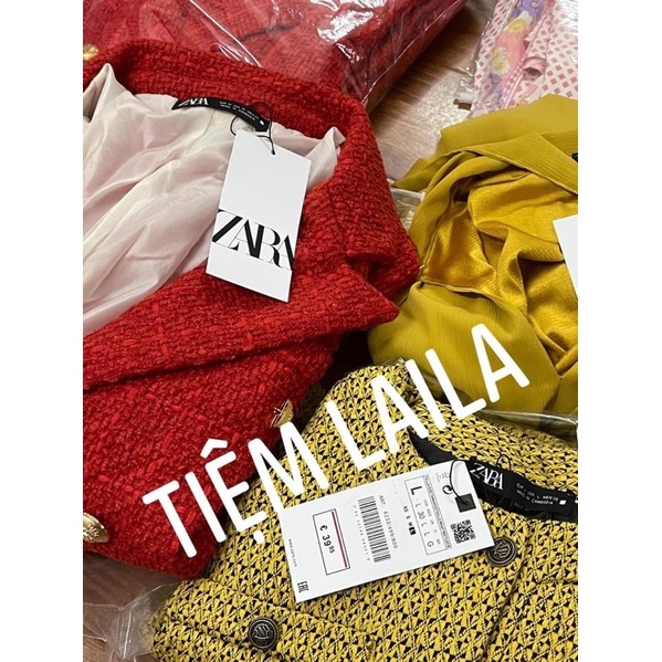 Áo khoác dạ ngắn Zara xuất