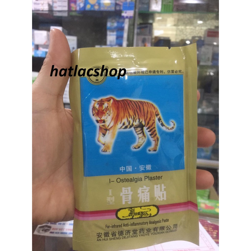 Cao dán con hổ lọai 1 túi 4 miếng
