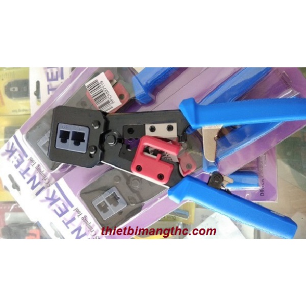 Kìm mạng Dintek bấm đầu RJ45/RJ12/RJ11 - chính hãng ĐÀI LOAN cao cấp