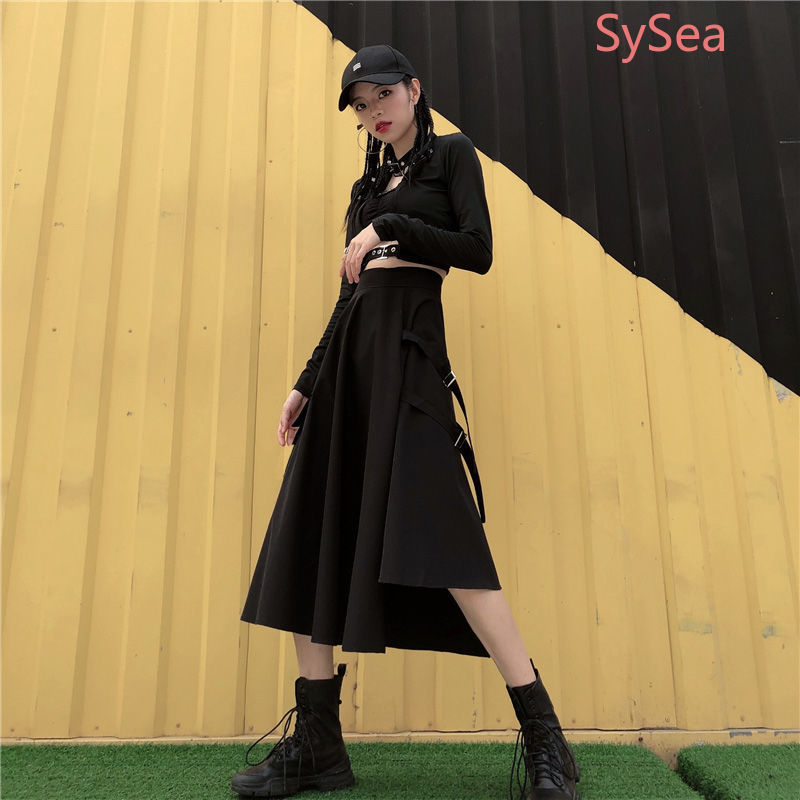 Chân Váy Chữ A Kiểu Cổ Điển Bất Đối Xứng Dành Cho Phụ Nữ Mùa Hè