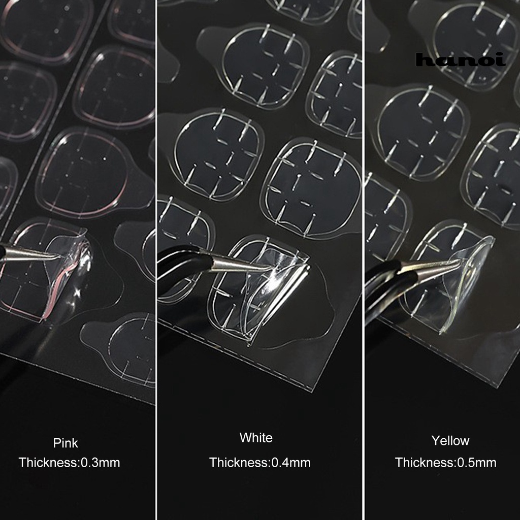 Set 240 Miếng Dán Móng Tay Giả Hai Mặt Siêu Mỏng Trong Suốt Cho Nữ