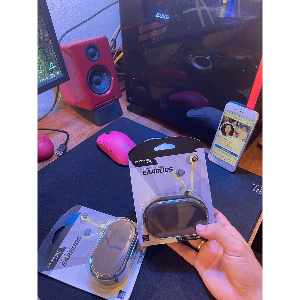 Tai nghe Kingston HYPERX Cloud Earbuds chính hãng cho game FPS