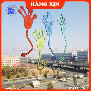 Đồ chơi độc lạ - đồ chơi thư giãn hình bàn tay cao su dính tường