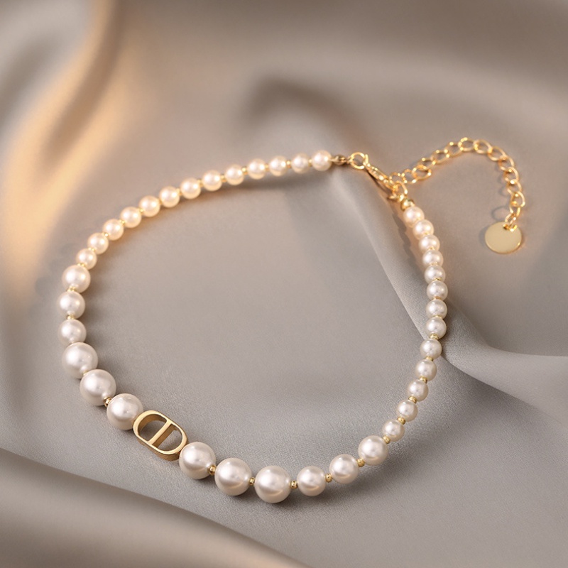 Vòng cổ Ngọc Trai Phong Cách Cổ Điển Sang Trọng Thời Trang 2022 Cho Nữ