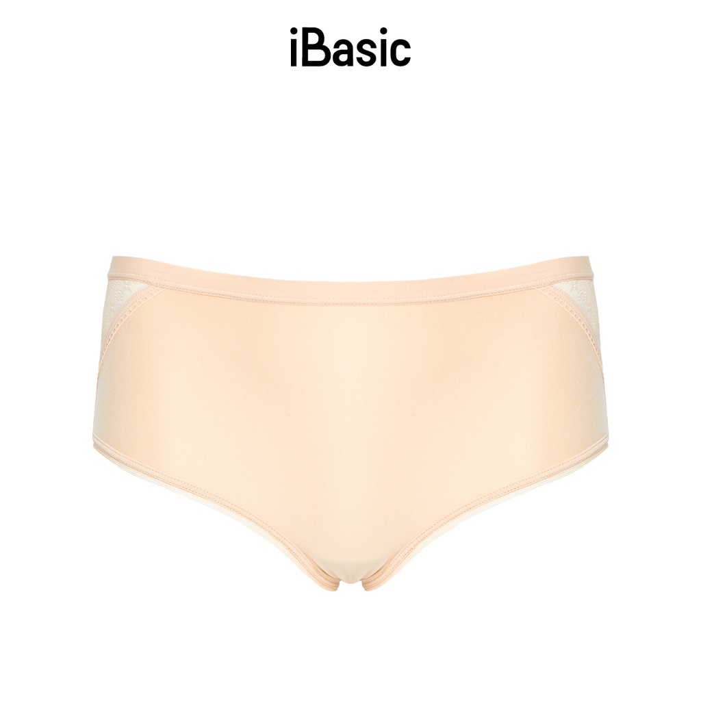 Quần lót nữ ren phối thun lạnh hipster iBasic PANY079
