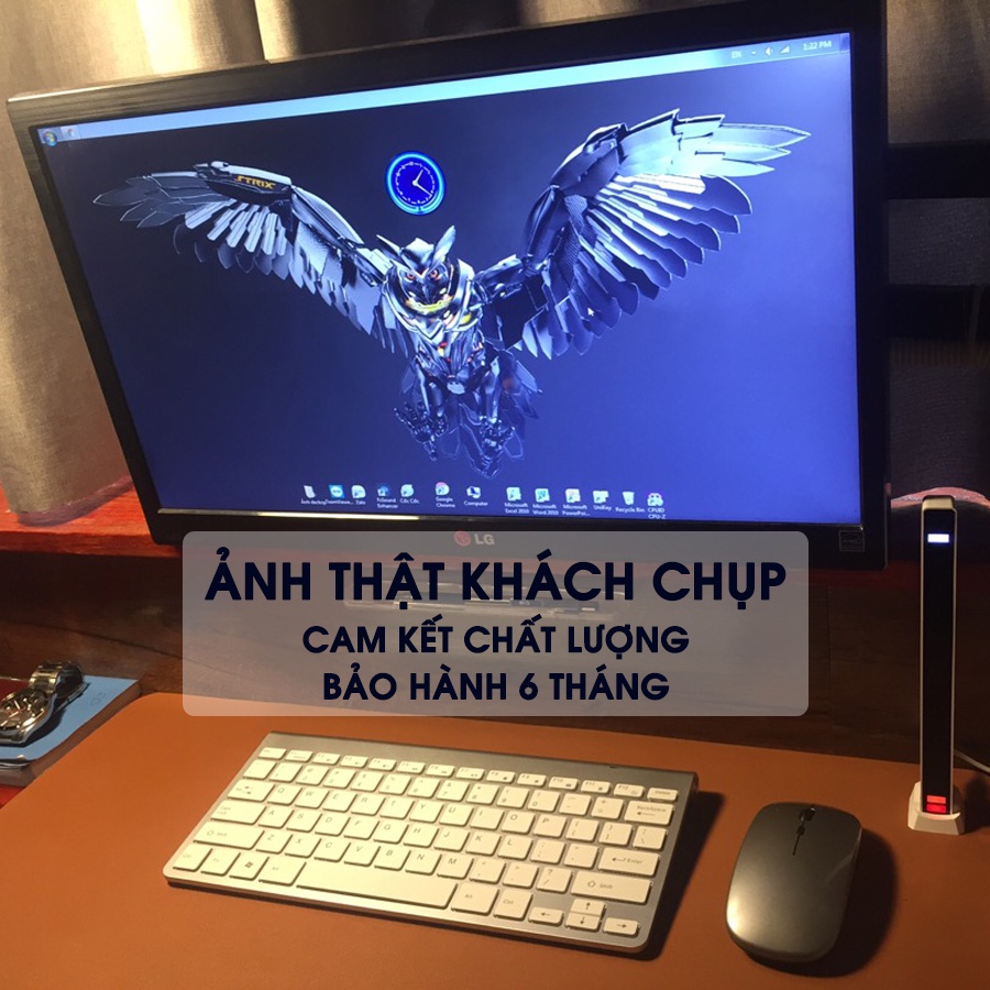 [KHÔNG BLUETOOTH] Bàn Phím và Chuột Cắm Chip USB Không Dây Chống Thấm Nước 2.4G dùng cho laptop, máy tính - BH 6 THÁNG