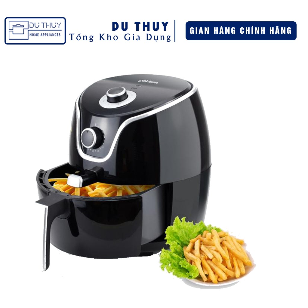 Nồi chiên không dầu 4.5 lít CQ1502 Goldsun hàng chính hãng, chống dính cao cấp, thiết kế thông minh bảo hành 12 tháng