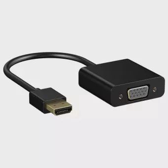 Cáp chuyển HDMI to VGA hàng chuẩn, chất lượng 2 màu đen, trắng( giao màu ngẫu nhiên)