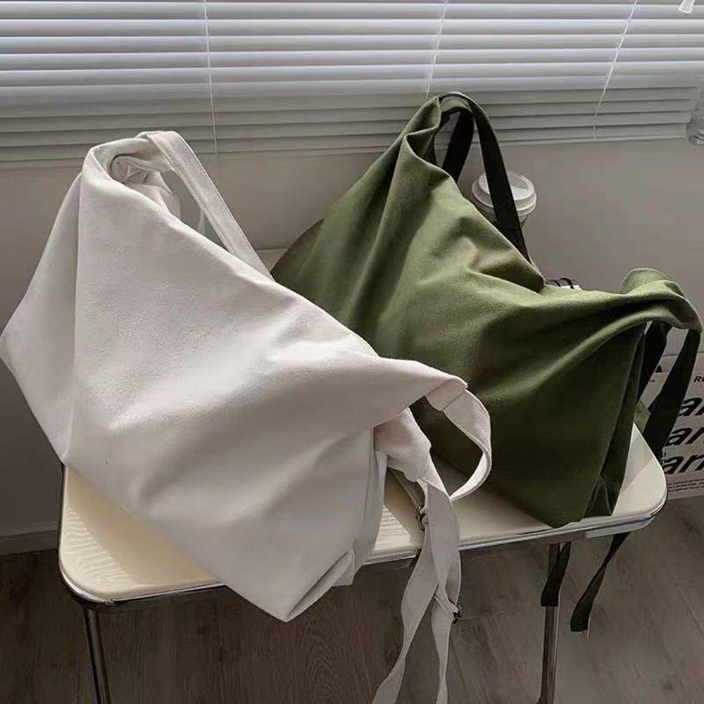 ♫DAPHNE♫ Fashion Shoulder Bags Simple Tote Messenger Bag Unisex All Match High Capacity Travel Bag Yoga Bag Canvas Bag/Multicolor