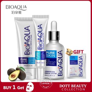 Bộ 1 Sản Phẩm Gồm Sữa Rửa Mặt + Sữa Rửa Mặt + Gel Hỗ Trợ Giảm Mụn Dưỡng Ẩm Kiềm Dầu Cho Da