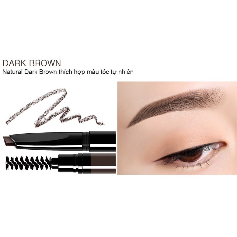 Kẻ mày Eglips Natural Auto Eyebrow (đầu tam giác) 0.3g | BigBuy360 - bigbuy360.vn