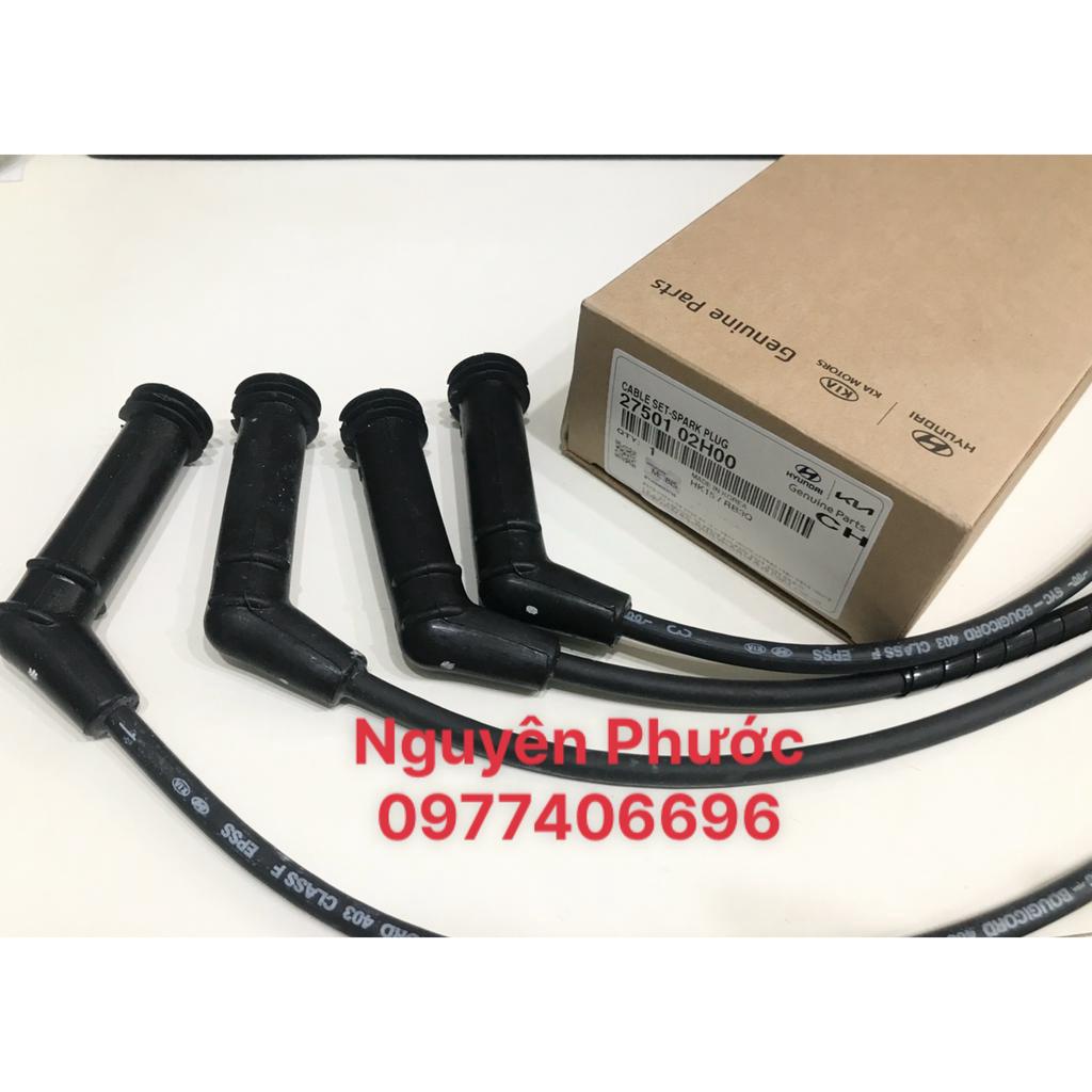 Bộ dây cao áp KIA/HYUNDAI GETZ 1.1 / MORNING 2005 - 2010 / Hàng xịn chính hãng 2750102H00