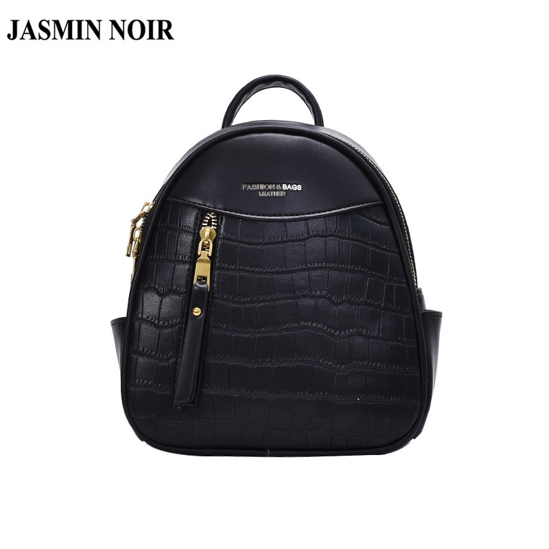 Balo JASMIN NOIR TBD2668 Cỡ Nhỏ Họa Tiết Sọc Vuông Thời Trang Cho Nữ Sinh