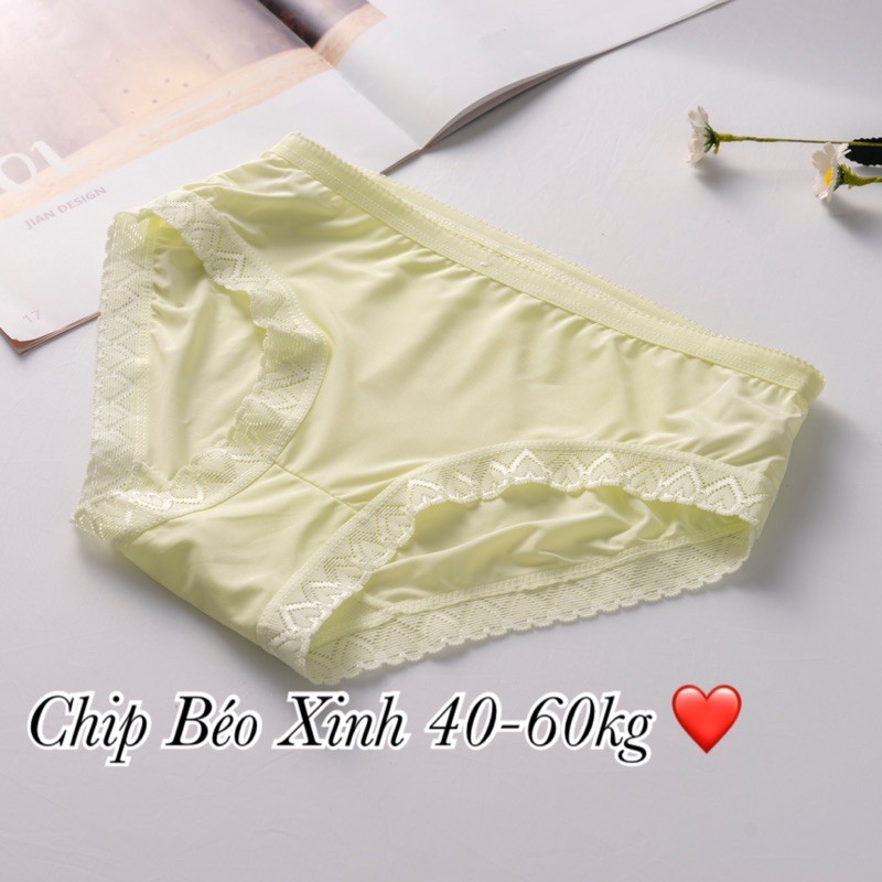 Quần Lót Ren 40-58kg Cao Cấp Kiểu Dáng Đẹp Vải thun Lạnh Mặc Cực Thích