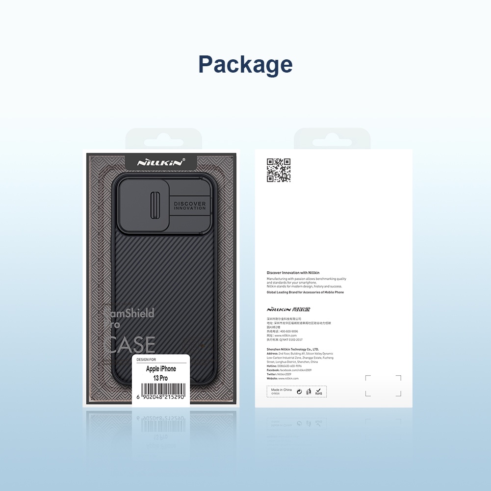 Ốp điện thoại Nillkin CamShield Pro dành cho iPhone 13 Pro có khe trượt bảo vệ camera
