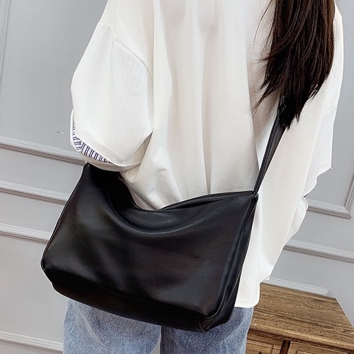 Túi đeo chéo ZC Unisex chất liệu da cao cấp chống nước phong cách thể thao