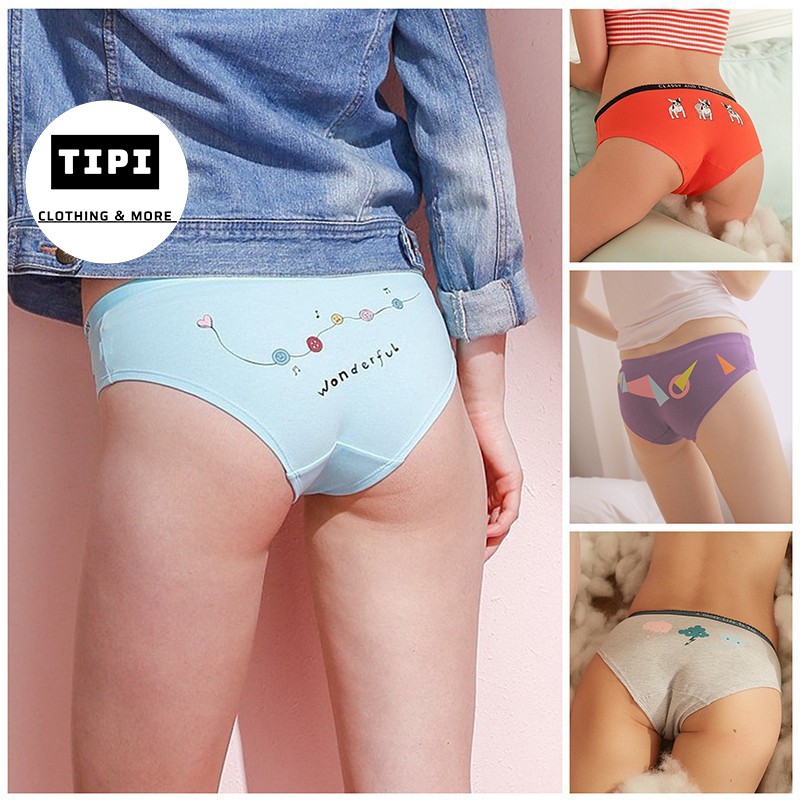 [Thanh lý - Dọn kho] Quần lót cotton sexy hàng đẹp đóng túi zip cao cấp  Huiguan