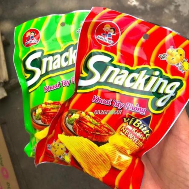 10 GÓI SNACK KHOAI TÂY THÁI LÁT SNACKING