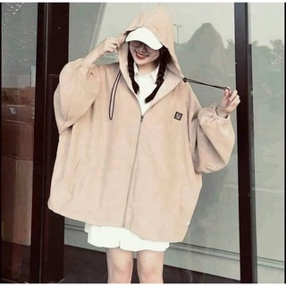 [Ảnh thật/video] Áo khoác áo hoodies nỉ nhung logo ullzang