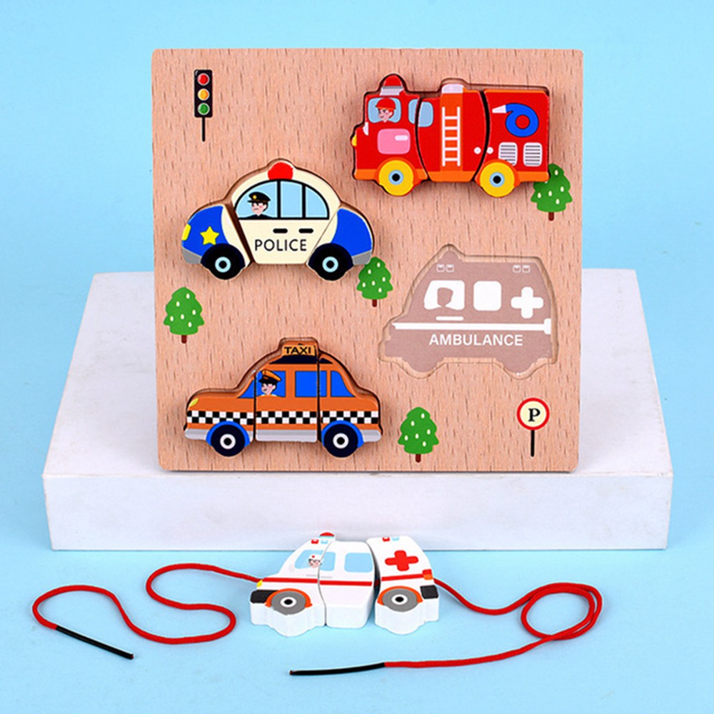 Bộ Đồ Chơi Xếp Hình 3d Bằng Gỗ Cho Bé