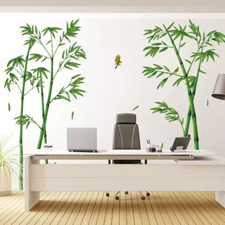 Decal trang trí Khóm tre xanh GSS227