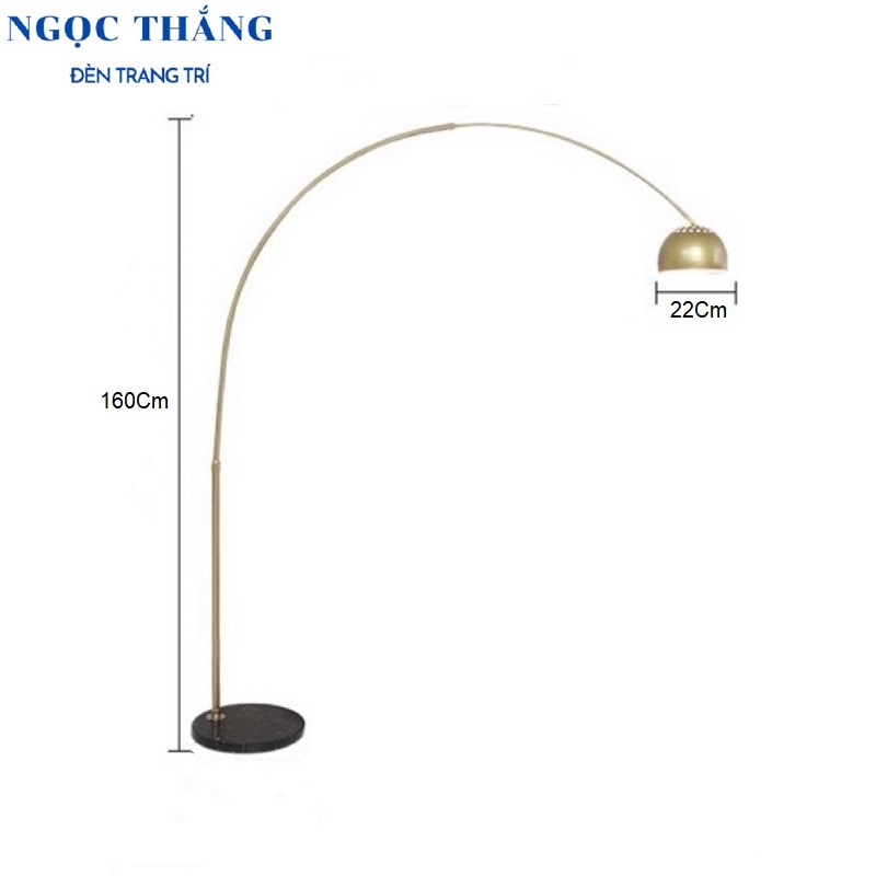 Đèn Cây Đứng Đọc Sách Trang Trí Phòng Khách Phòng Ngủ DC718 Ngọc Thắng