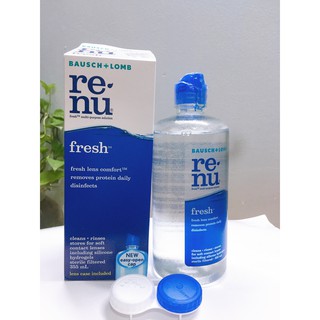 Dung dịch ngâm lens Renu 355ml- nước ngâm rửa kính áp tròng Renu Bausch & Lomb 8/2024