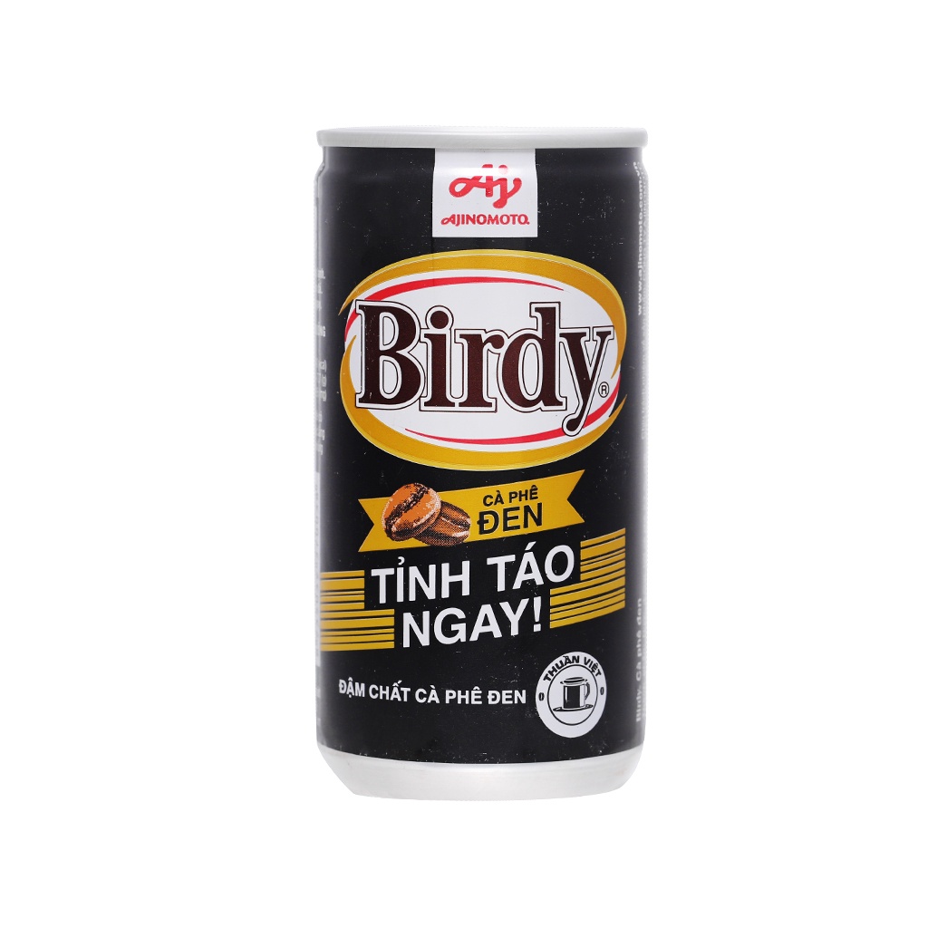 Cà phê lon đen / sữa đá Birdy 170ml