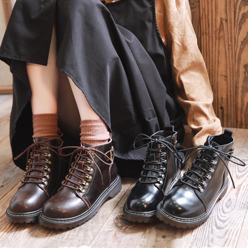 Copper boots - Boots da bò phong cách vintage, retro