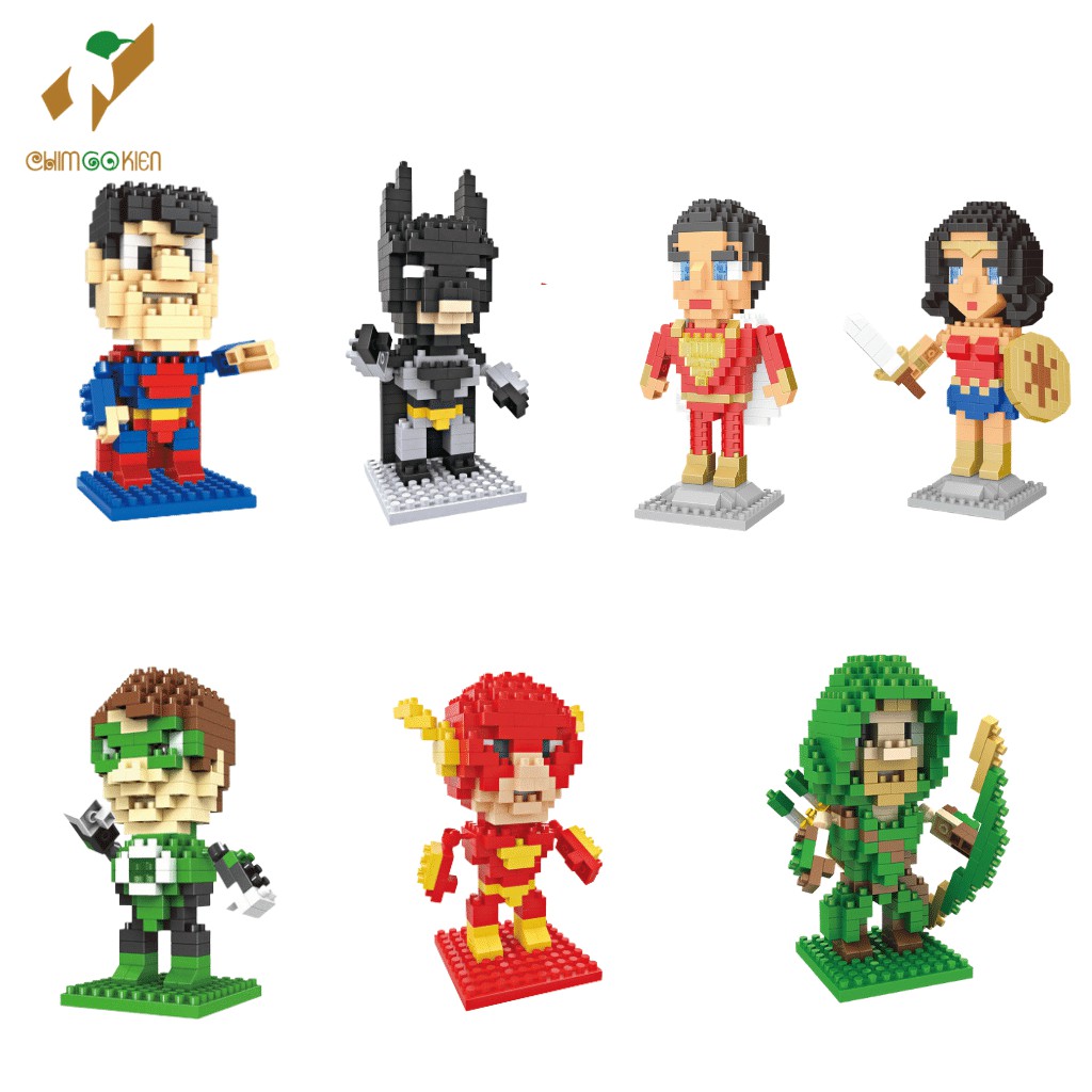 Lego siêu nhân DC Comic xếp hình siêu anh hùng