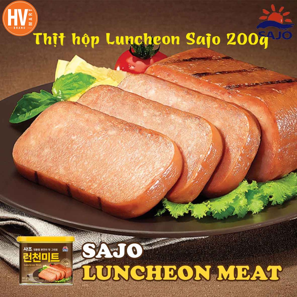 [Giá Tốt] Thịt Hộp Luncheon Sajo Hàn Quốc 200g | BigBuy360 - bigbuy360.vn