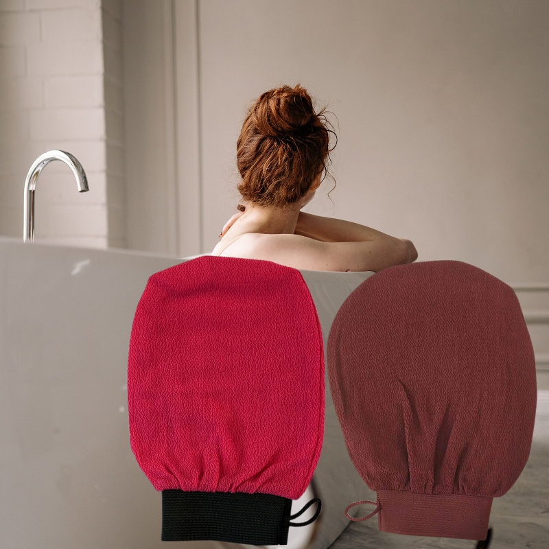 Găng Tay Tẩy Tế Bào Chết Cho Cơ Thể Khi Tắm