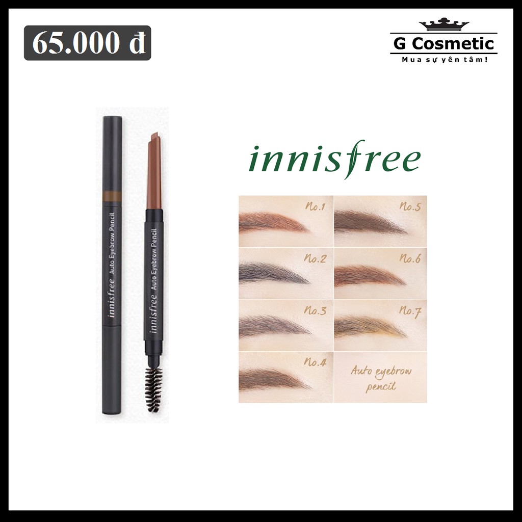 CHÌ KẺ MÀY HAI ĐẦU INNISFREE VỎ ĐEN MỚI