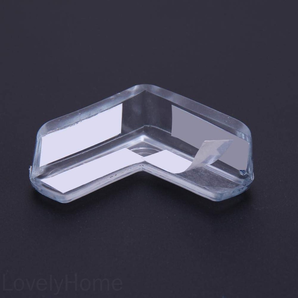 4 Tấm lót góc bọc cạnh bàn bằng PVC trong suốt chống va chạm bảo vệ an toàn cho bé
