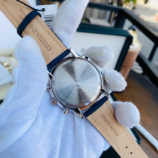 Đồng hồ nam Citizen CA4031-07L Eco-drive - Chronograph- Kính khoáng cứng - Dây da - size 44mm chính hãnh | BigBuy360 - bigbuy360.vn
