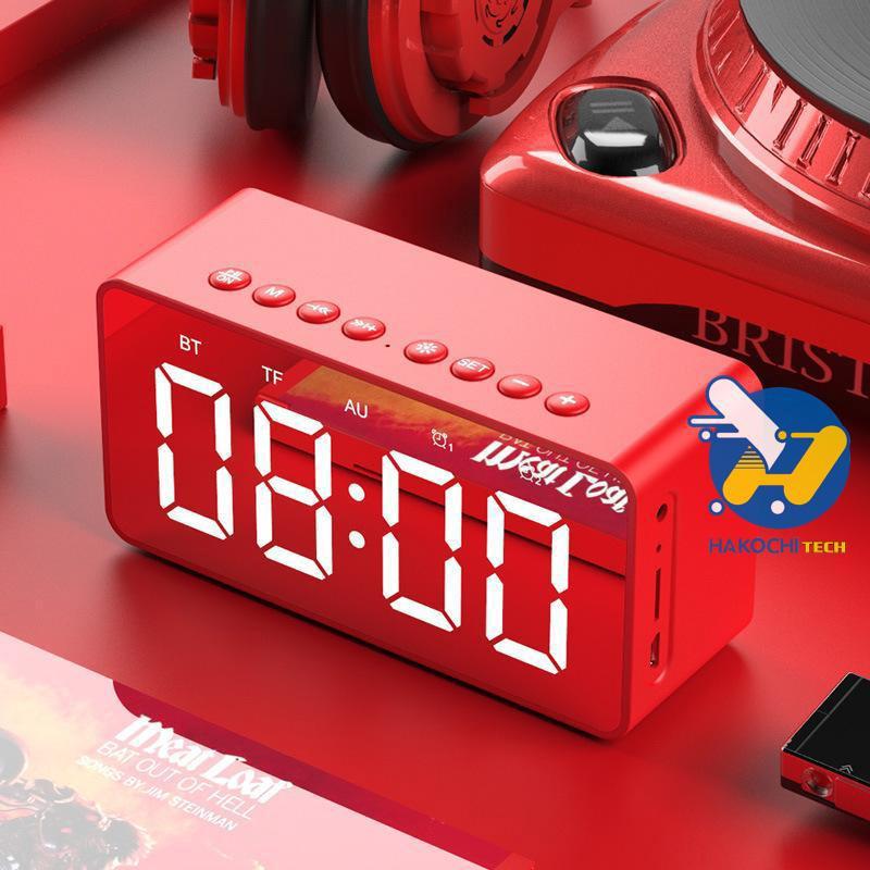 Loa nghe nhạc kiêm đồng hồ có đèn led mini BT506