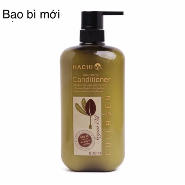 Cặp dầu gội dầu xả HACHI cho tóc gãy rụng/dầu/gàu/hư tổn 500ml