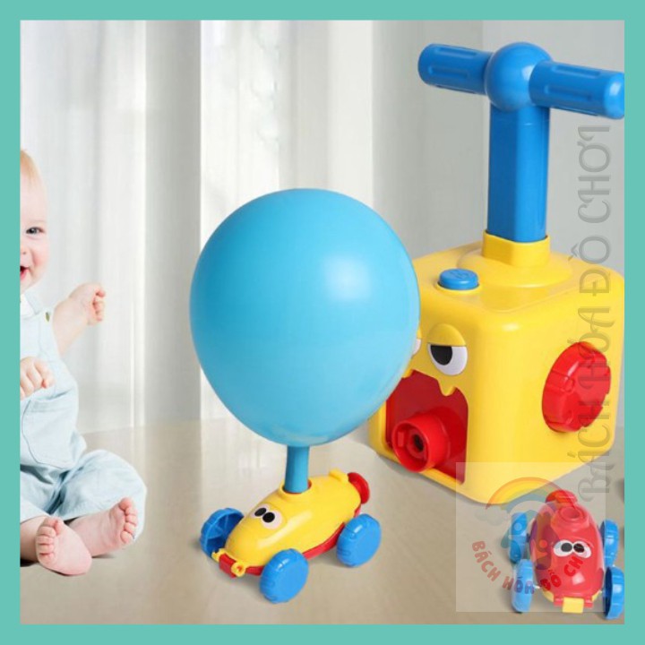 Xe bơm bong bóng 💖FREESHIP💖 thổi bóng - đồ chơi đua xe