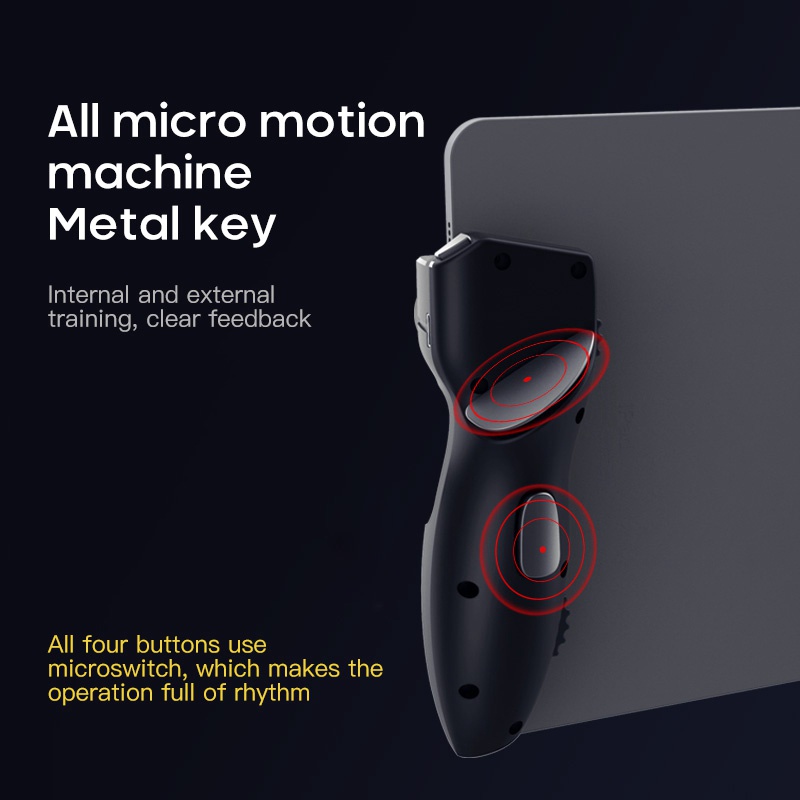 Tay Cầm Chơi Game Có Cò Bấm 6 Ngón Cho iPad