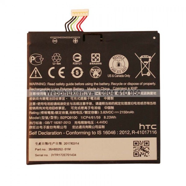 Pin zin cho HTC One A9 (B2PO9100) - 2150mAh