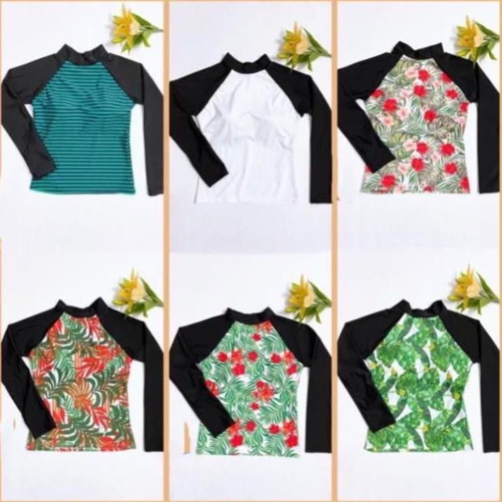 Áo Bơi Lẻ nữ Tay Dài 10 Mẫu phom 40-60 ký ཾ ཾ ་ 🥇 -