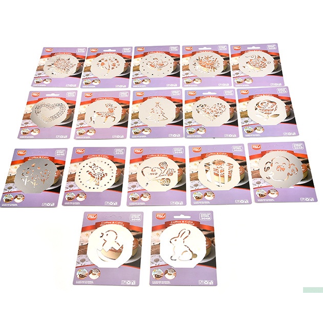 PVN33105 KHUÔN TẠO HÌNH PHA CHẾ CÀ PHÊ, TRÀ XANH, CA CAO , LÀM BÁNH T2