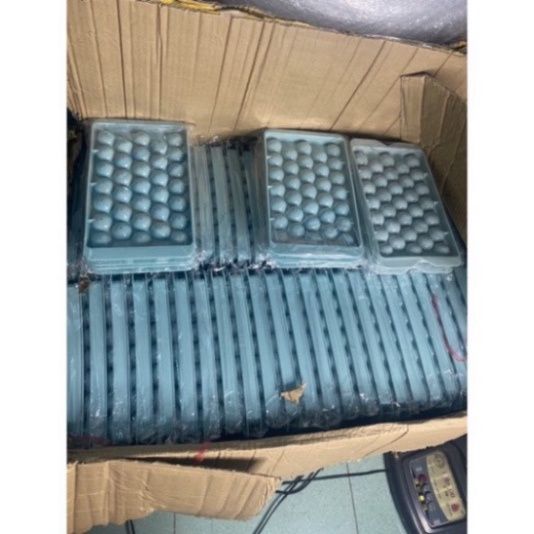 Khay làm đá tròn thông minh, khay đá silicon nhựa mềm bền tròn 33 viên hàng cao cấp, khuôn làm thạch rau câu cho bé  A21